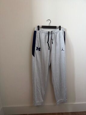 Jordan Michigan Wolverines Gray Sweatpants